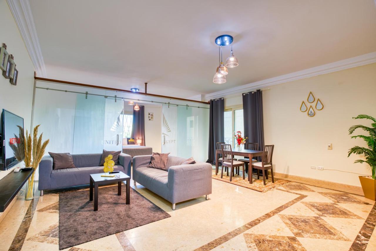 Elegant Modern 1 Bedroom Apartment Near Cairo Festival City Exteriör bild